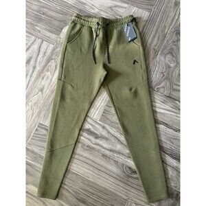 Alphalete Men’s Elmts Zip Jogger – Olive , Check seller's description, Size M